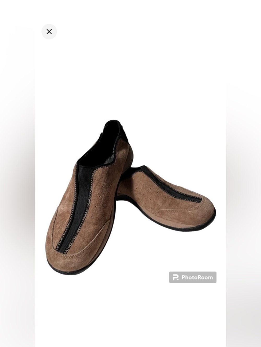 Clarks Springer Light Brown Suede Slip-OnSneakers Size 9.5M